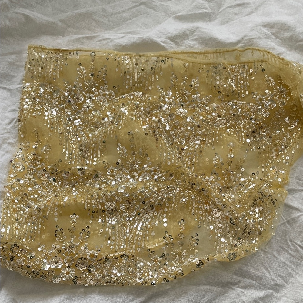 kasela studio sequin wrap skirt